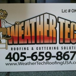 Yard Sign Weather Tech