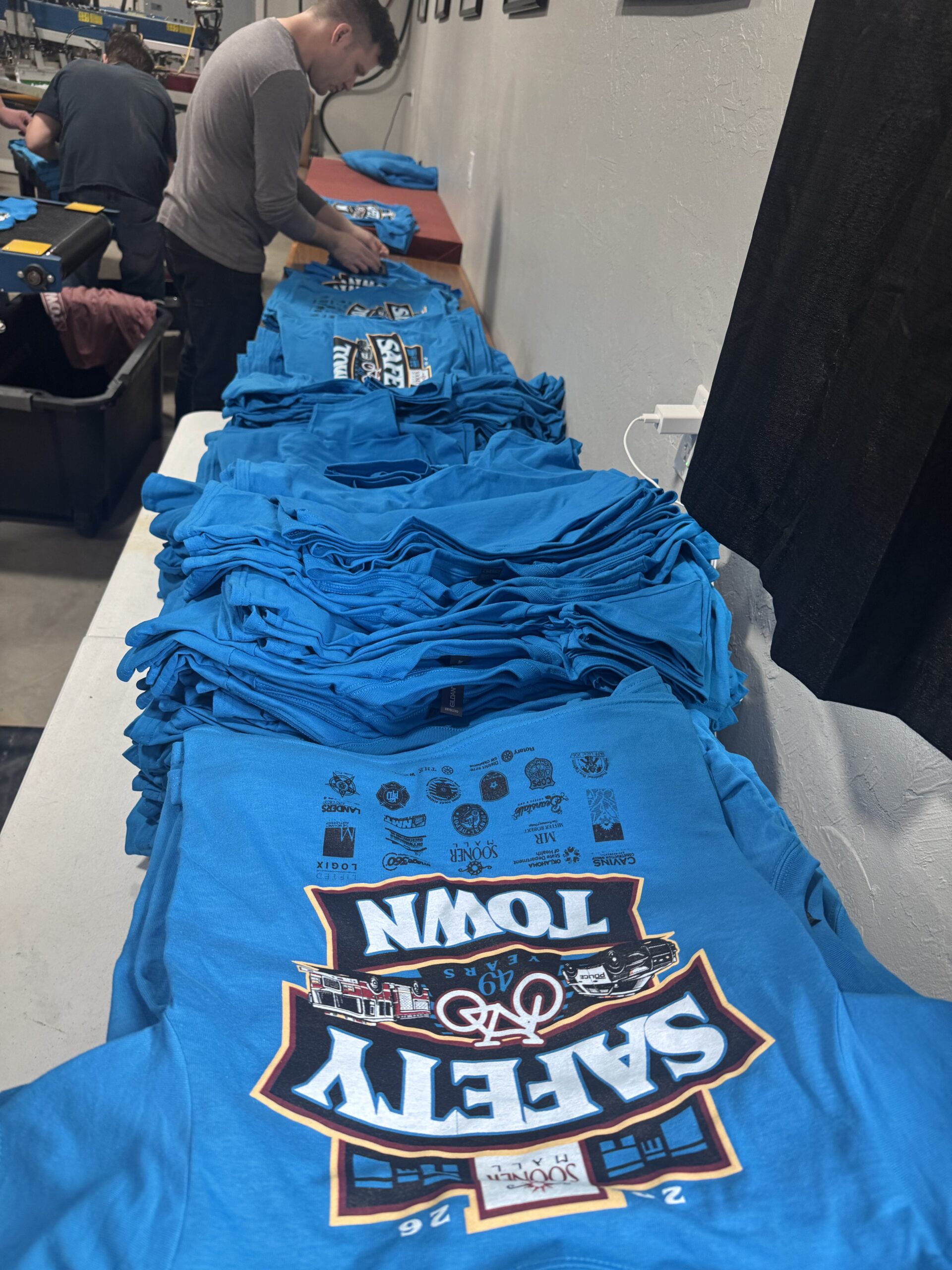 Skyy Screen Printing Supports the Safety Town Initiative at Sooner Mall in Norman, OK